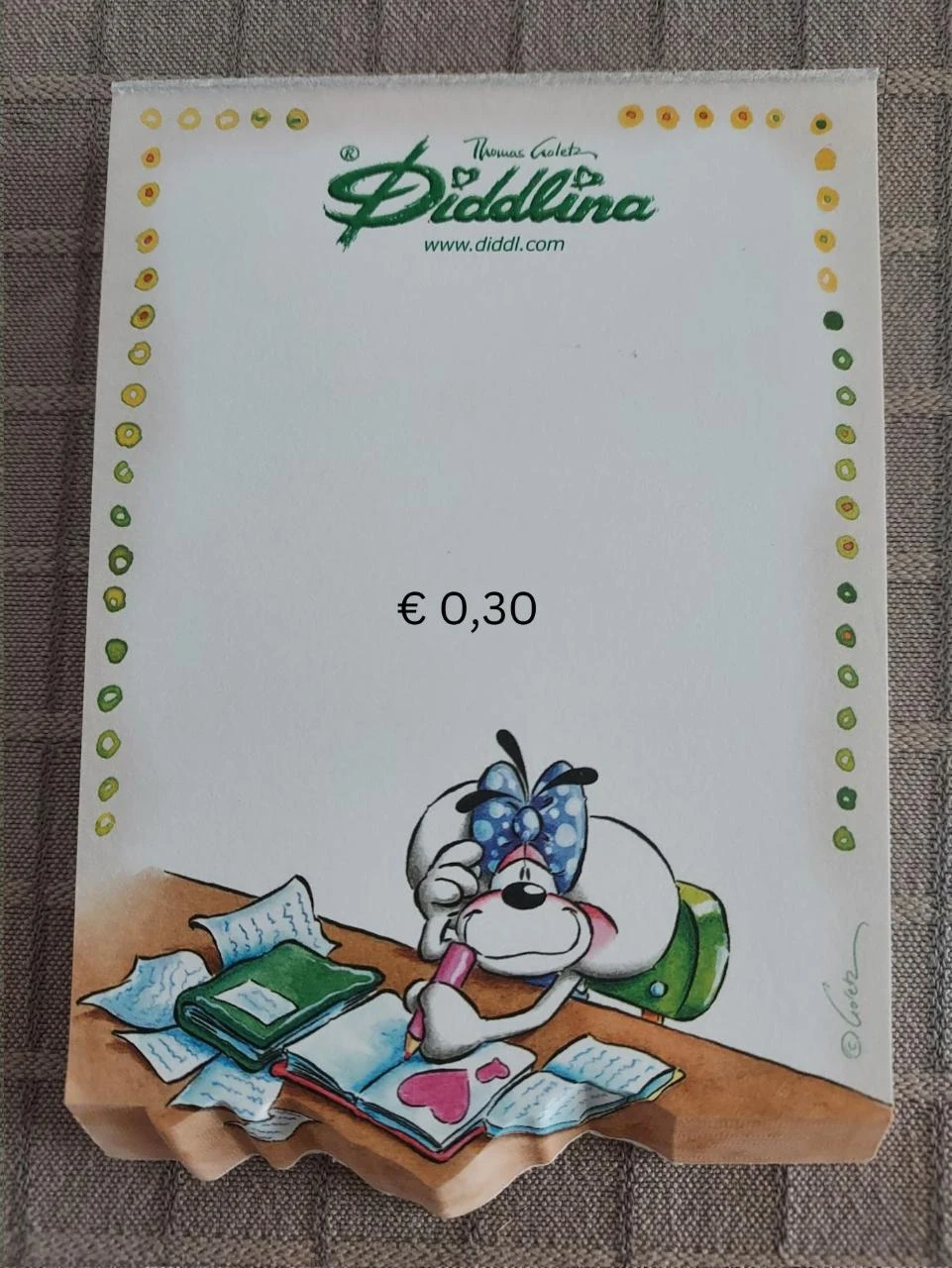 * Diddl relief blaadje 28 *
